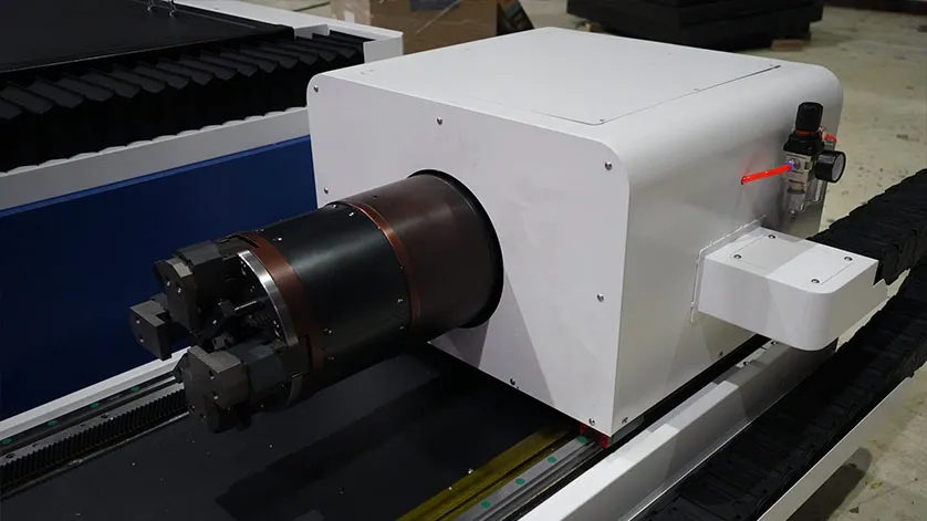 Single platform plate and tube laser cutting machine