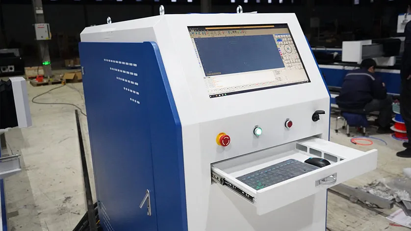 Single platform plate and tube laser cutting machine