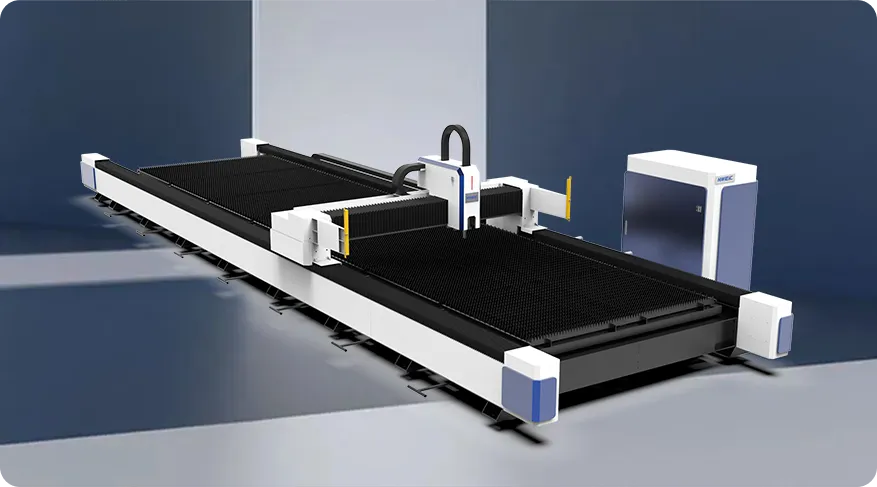 Large format laser cutting machine