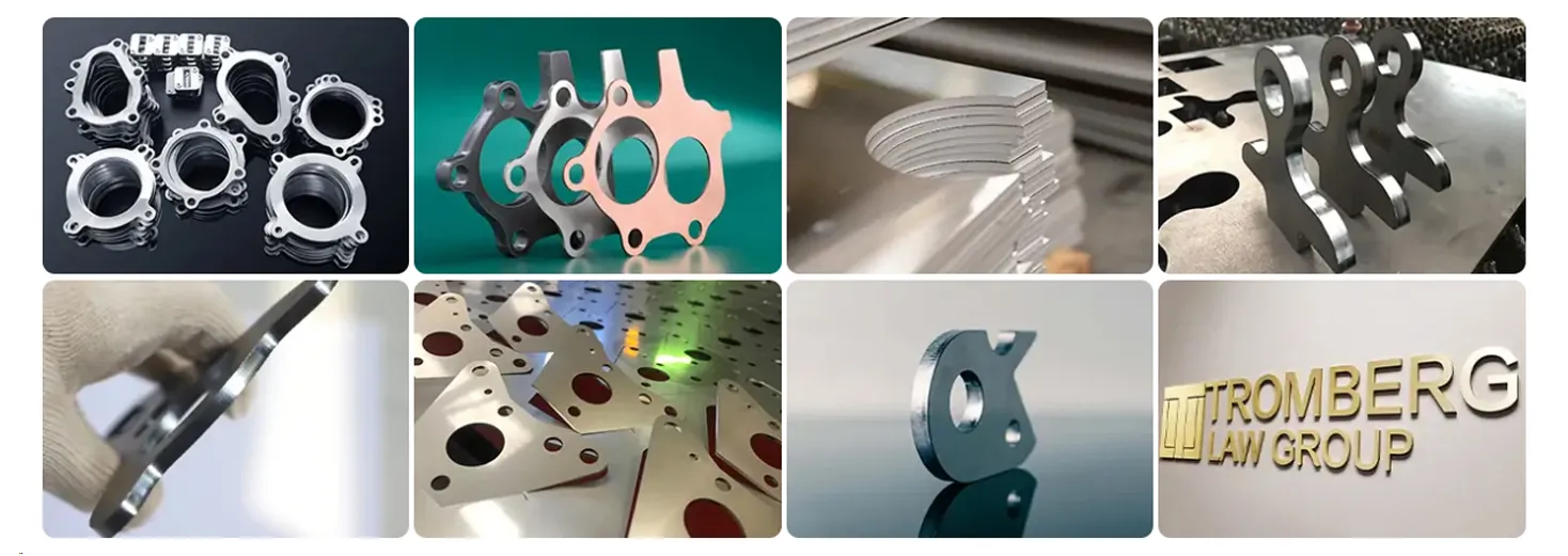 Laser cutting samples