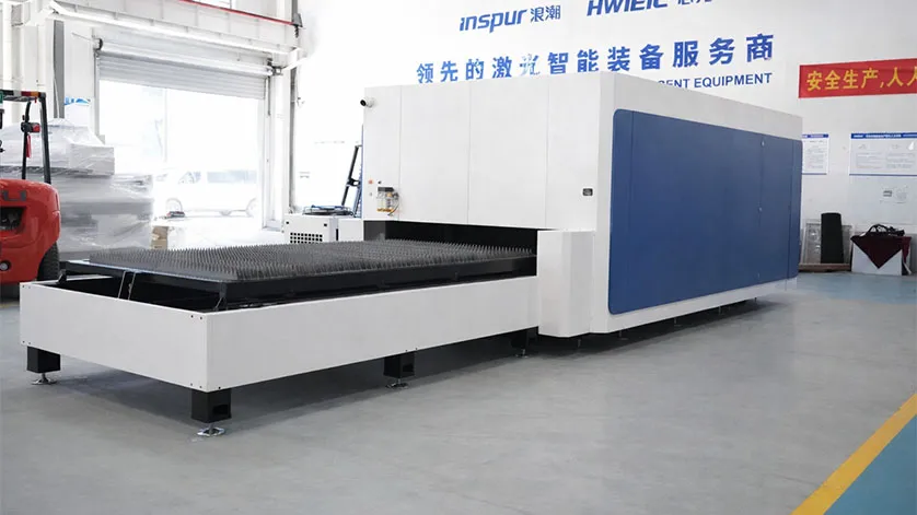 Exchange platform fiber laser cutting machine