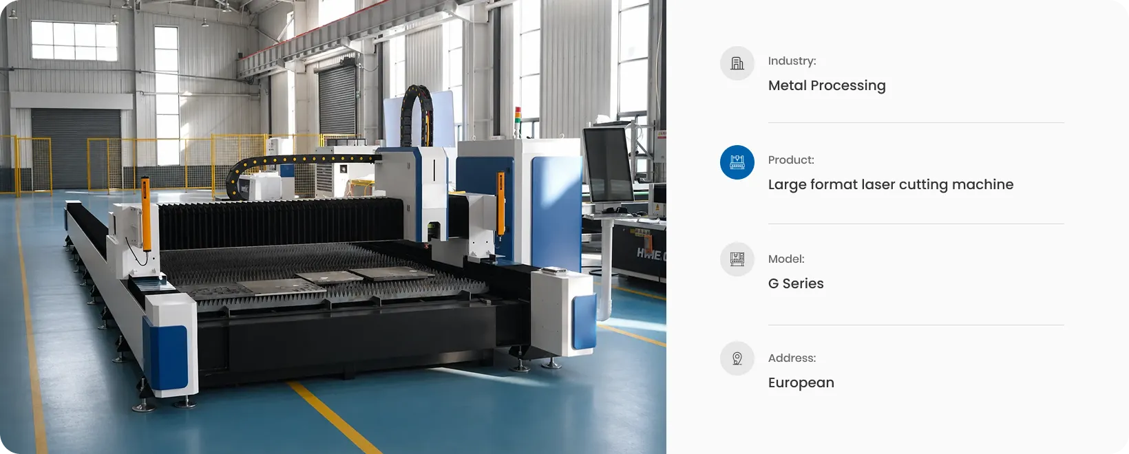 Large format laser cutting machine