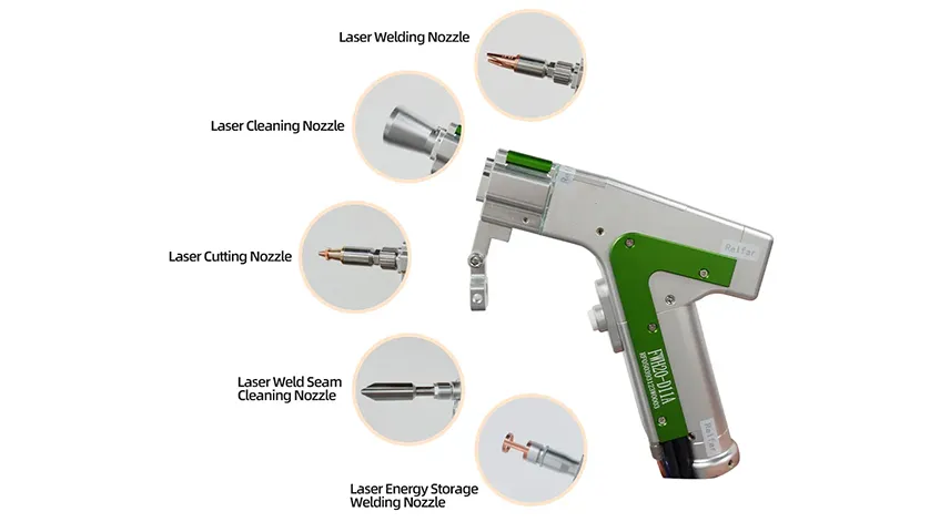 De Mão De Laser A Fibra, A Máquina De Soldadura